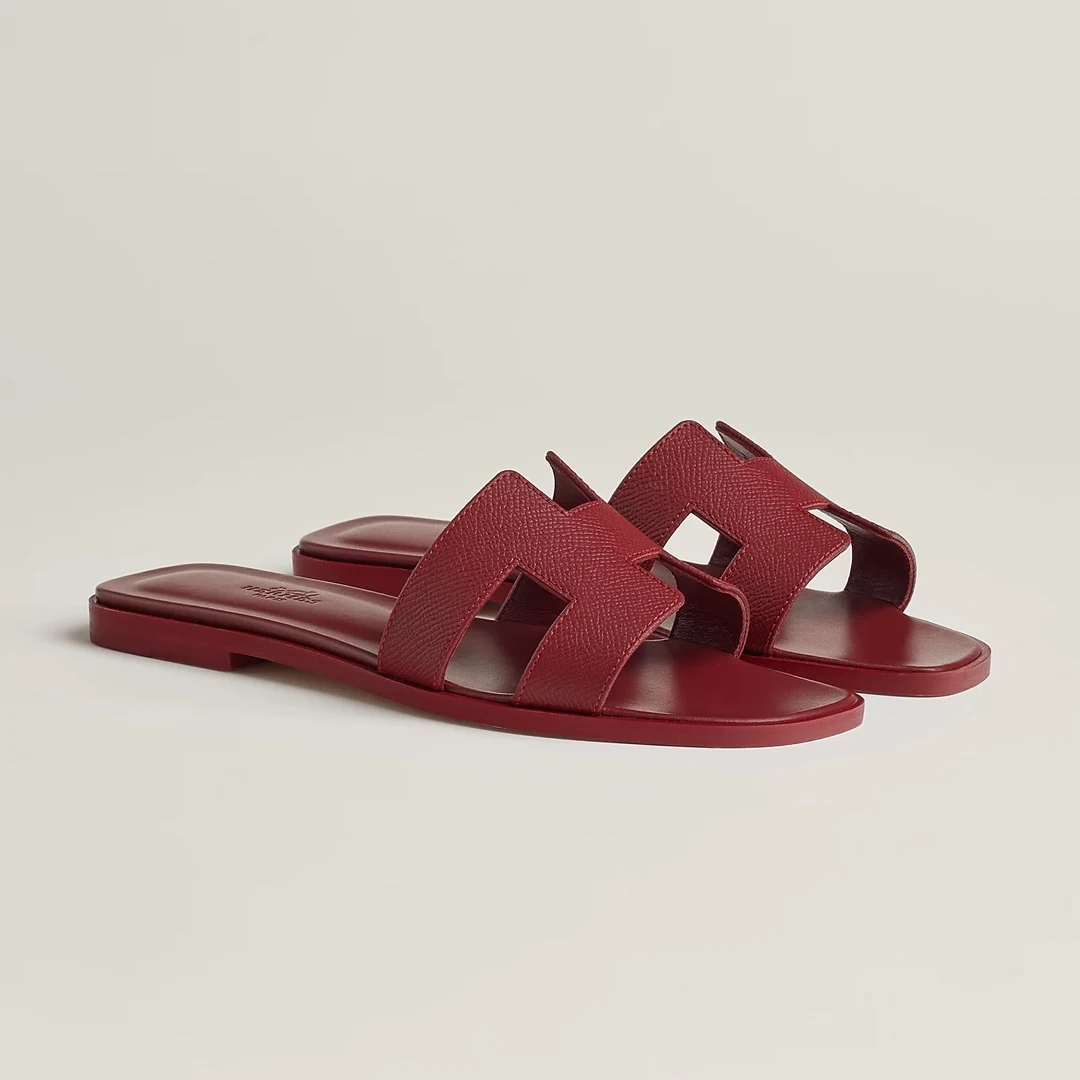 Red sandals